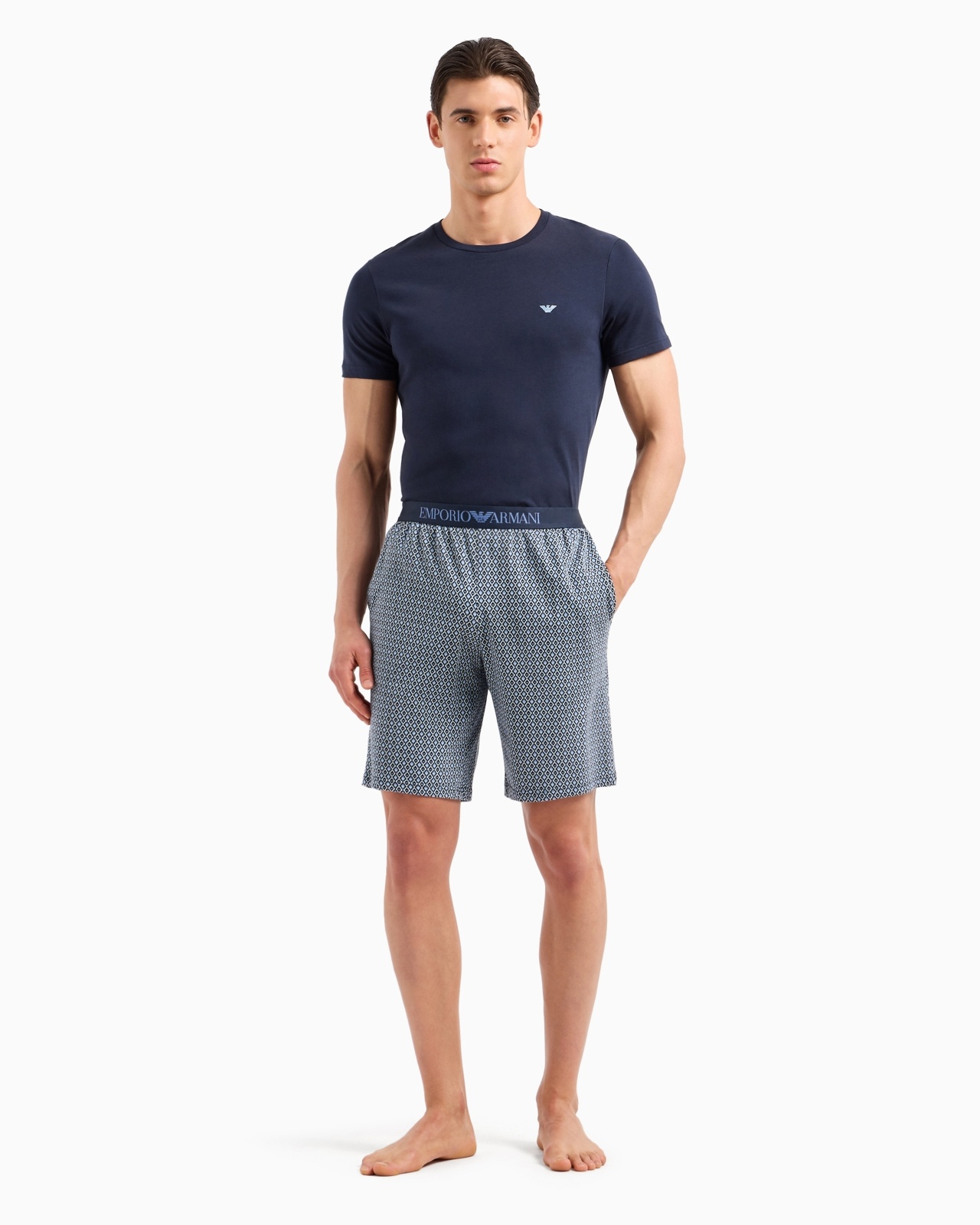 MIXED-PATTERN SHORT PYJAMAS - 2