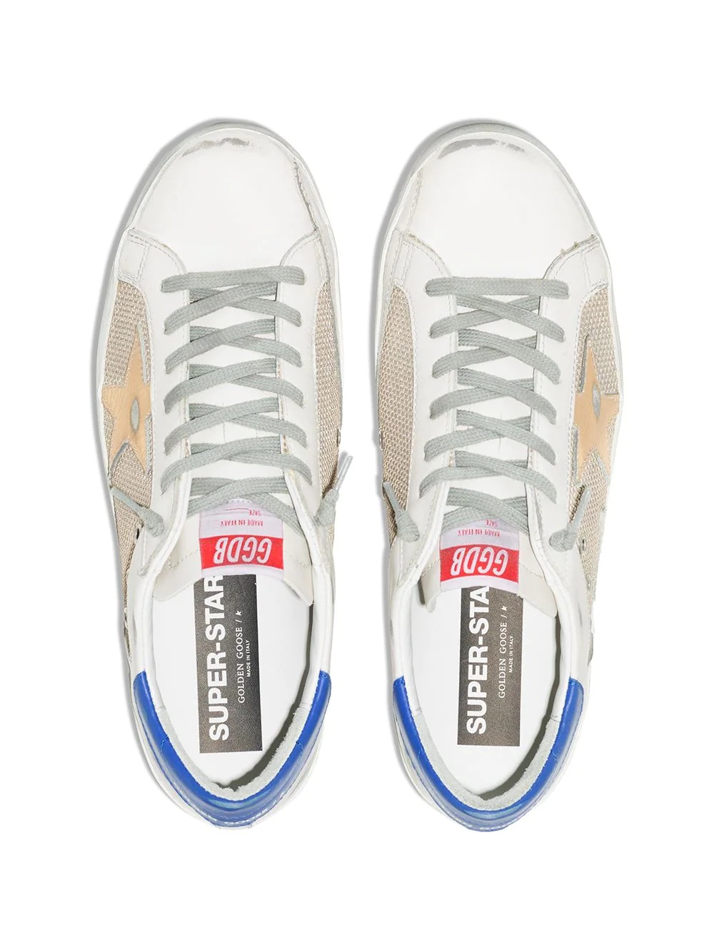 GOLDEN GOOSE SUPER STAR  WHT SNKR - 4