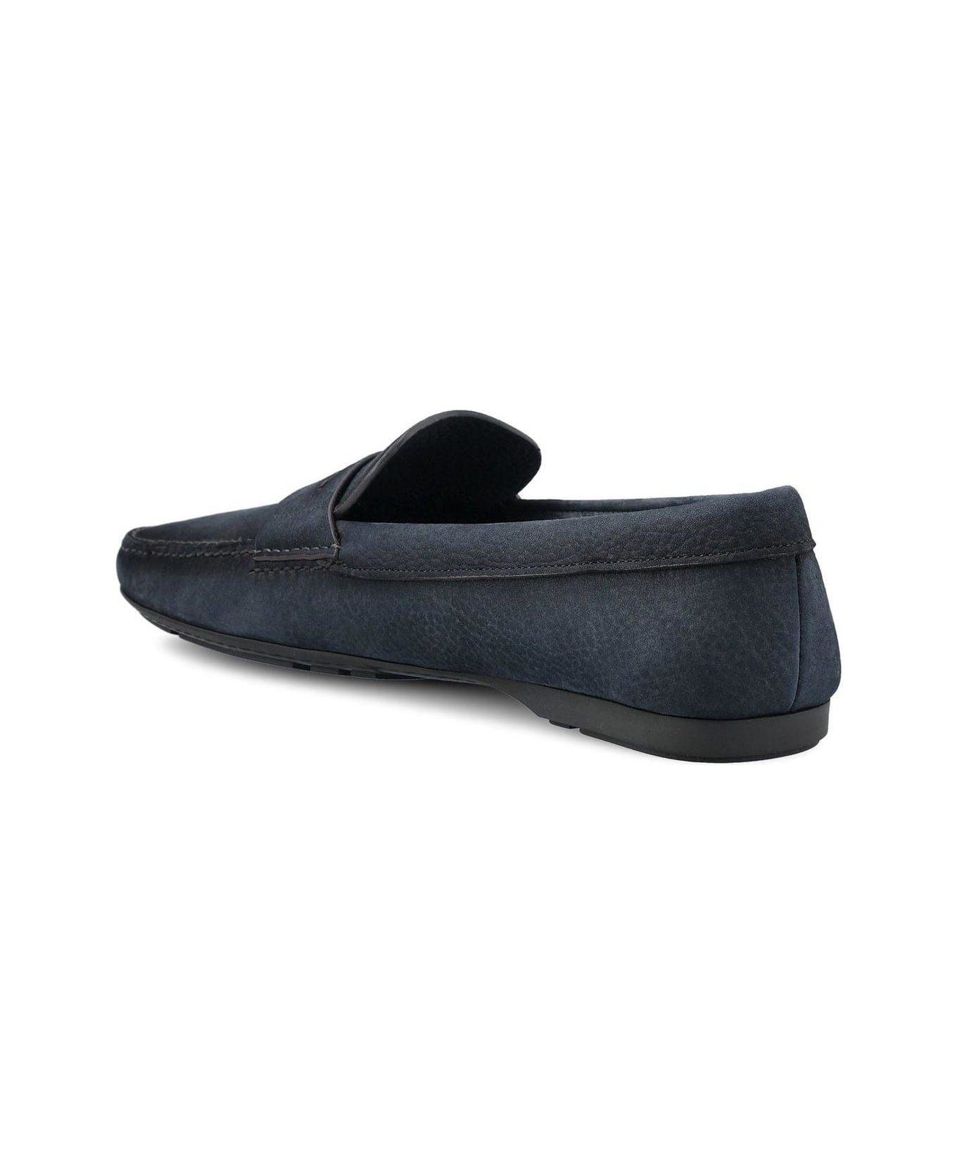Round-toe Slip-on Loafers - 3