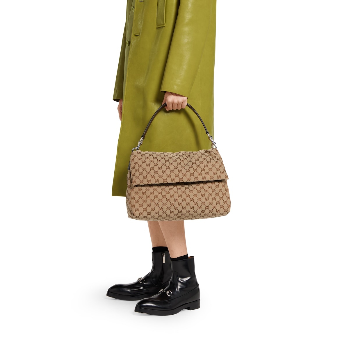 Medium GG crossbody bag with Web - 3