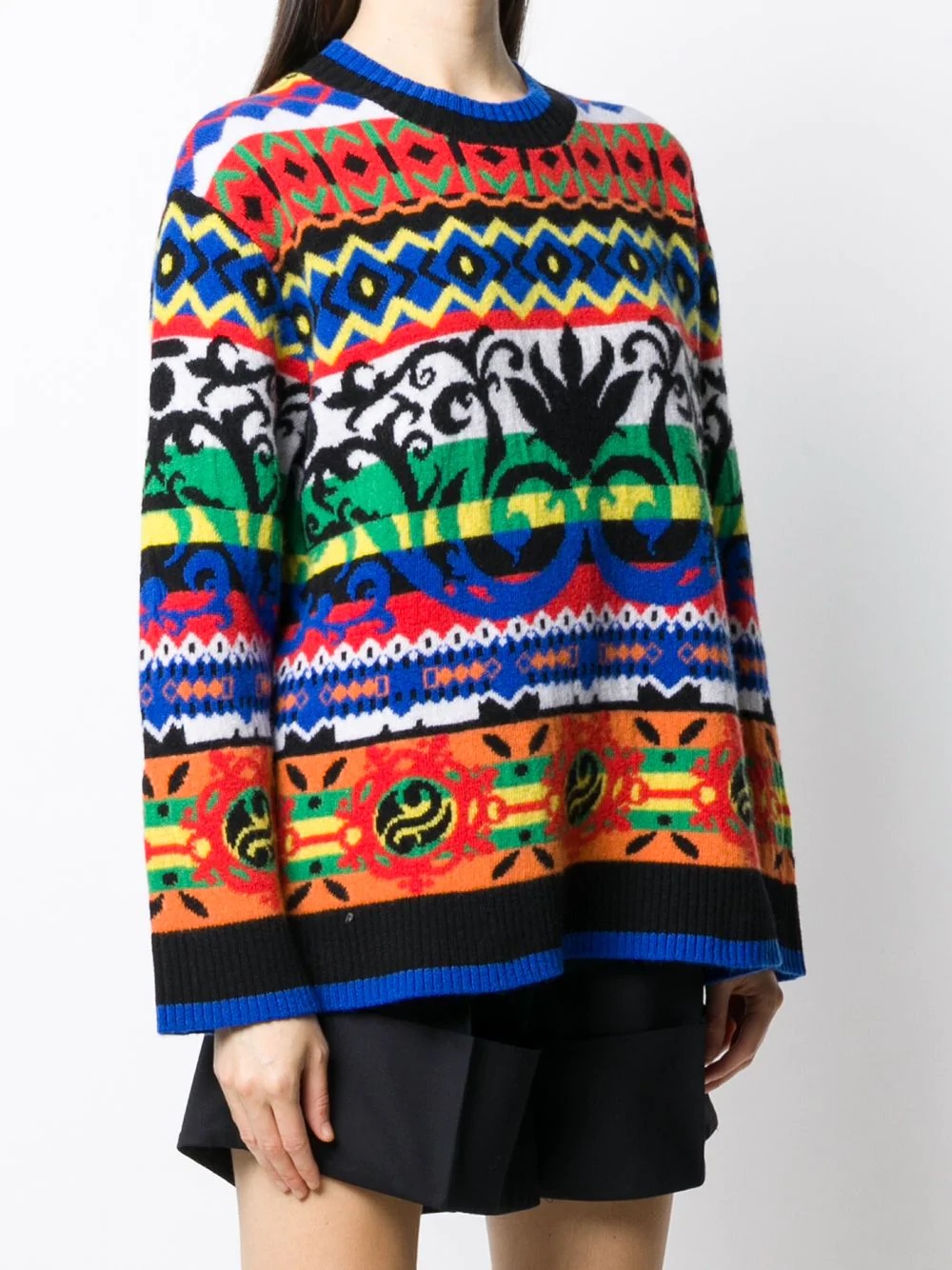 abstract pattern jumper - 3