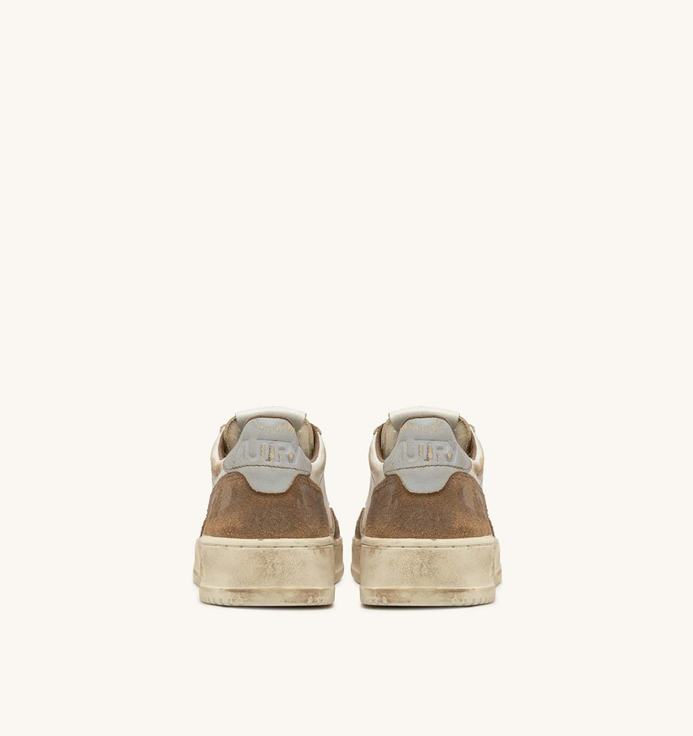 MEDALIST LOW SUPER VINTAGE SNEAKERS IN COGNAC AND MICROCHIP LEATHER SUEDE - 3