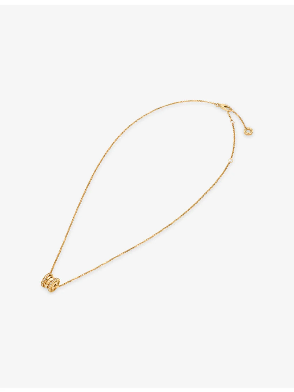 B.zero1 18ct Yellow-Gold And 0.25ct Diamond Pendant Necklace - 1