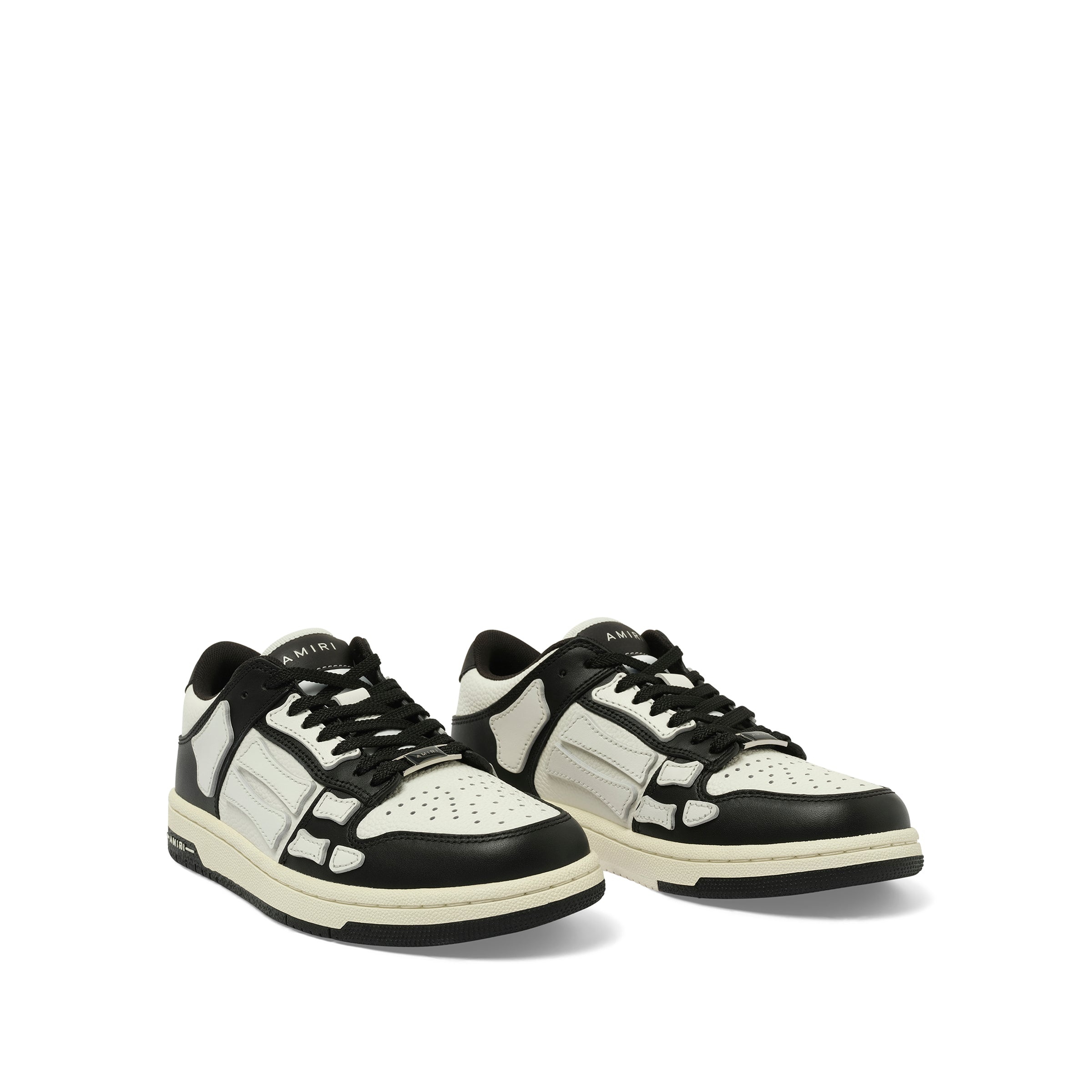 Skeleton Low top Sneaker in Black/White - 2