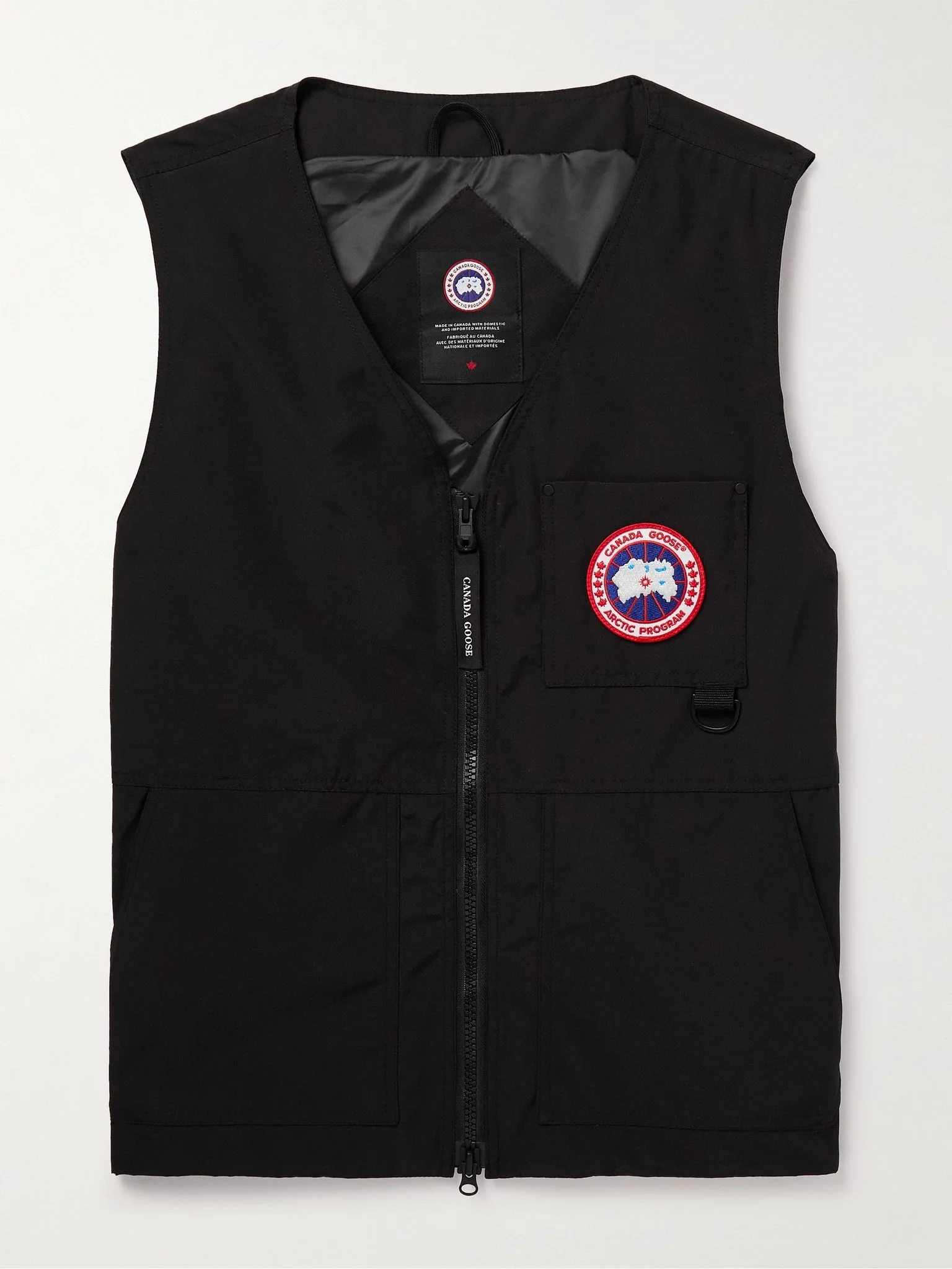 Canmore Logo-Appliquéd Arctic Tech® Gilet Black - 1