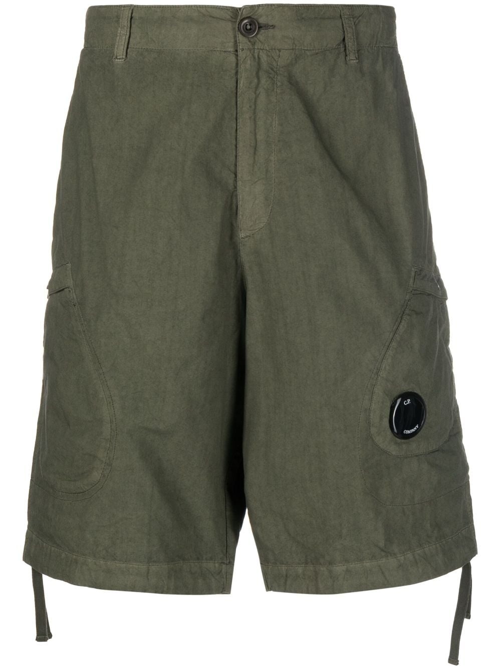 multi-pocket cotton Bermuda shorts - 1