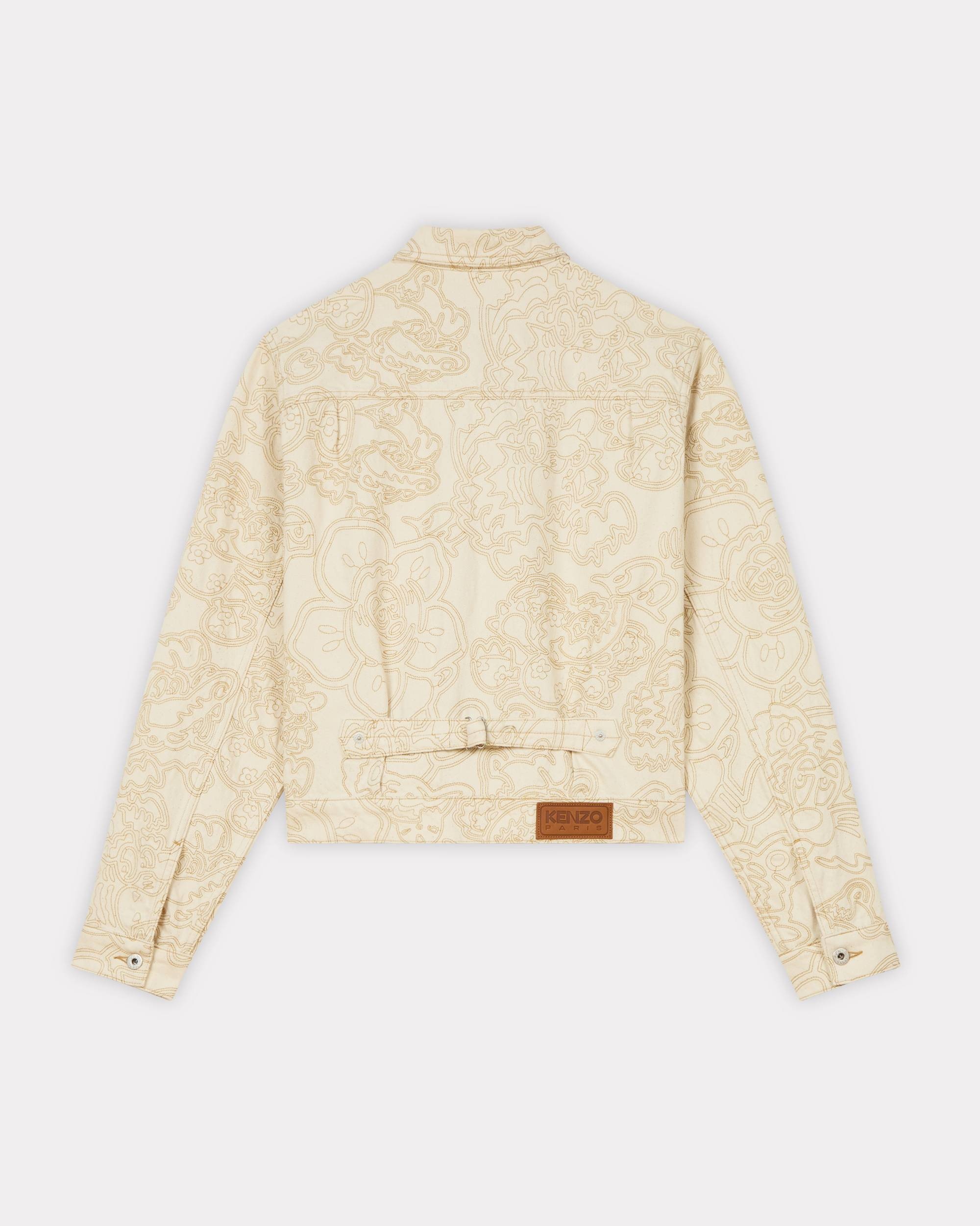 'KENZO by Verdy' embroidered trucker jacket in japanese denim - 2