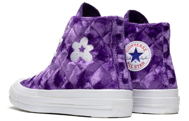 Converse Golf Le Fleur x Chuck 70 Hi 'Quilted Velvet Tillandsia Purple' 165600C - 4