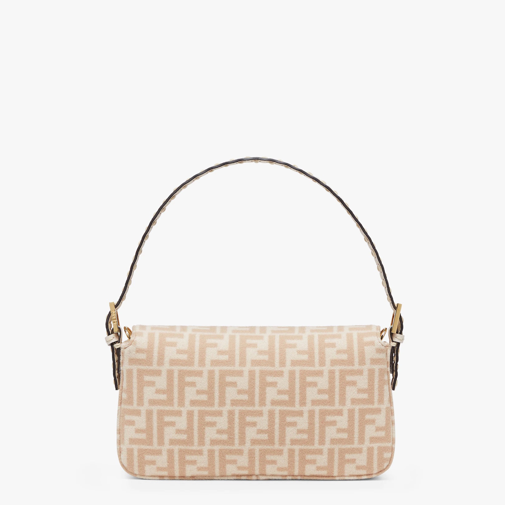 Beige FF wool bag - 3