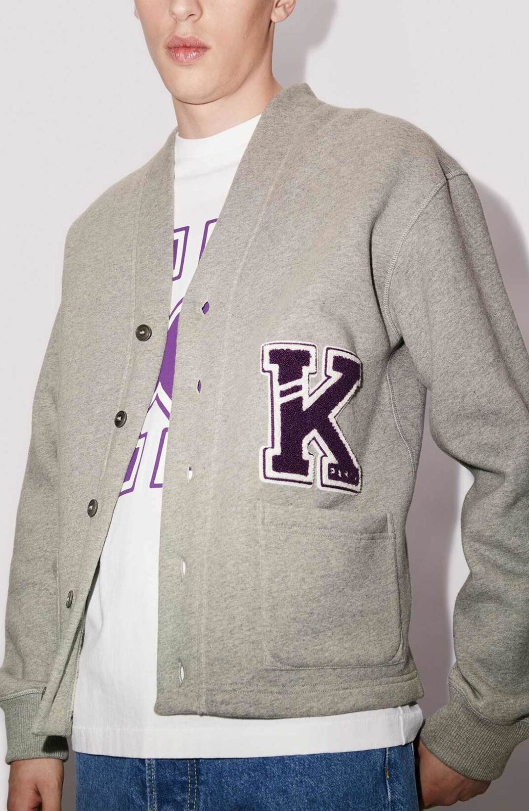 'Varsity' cardigan - 5