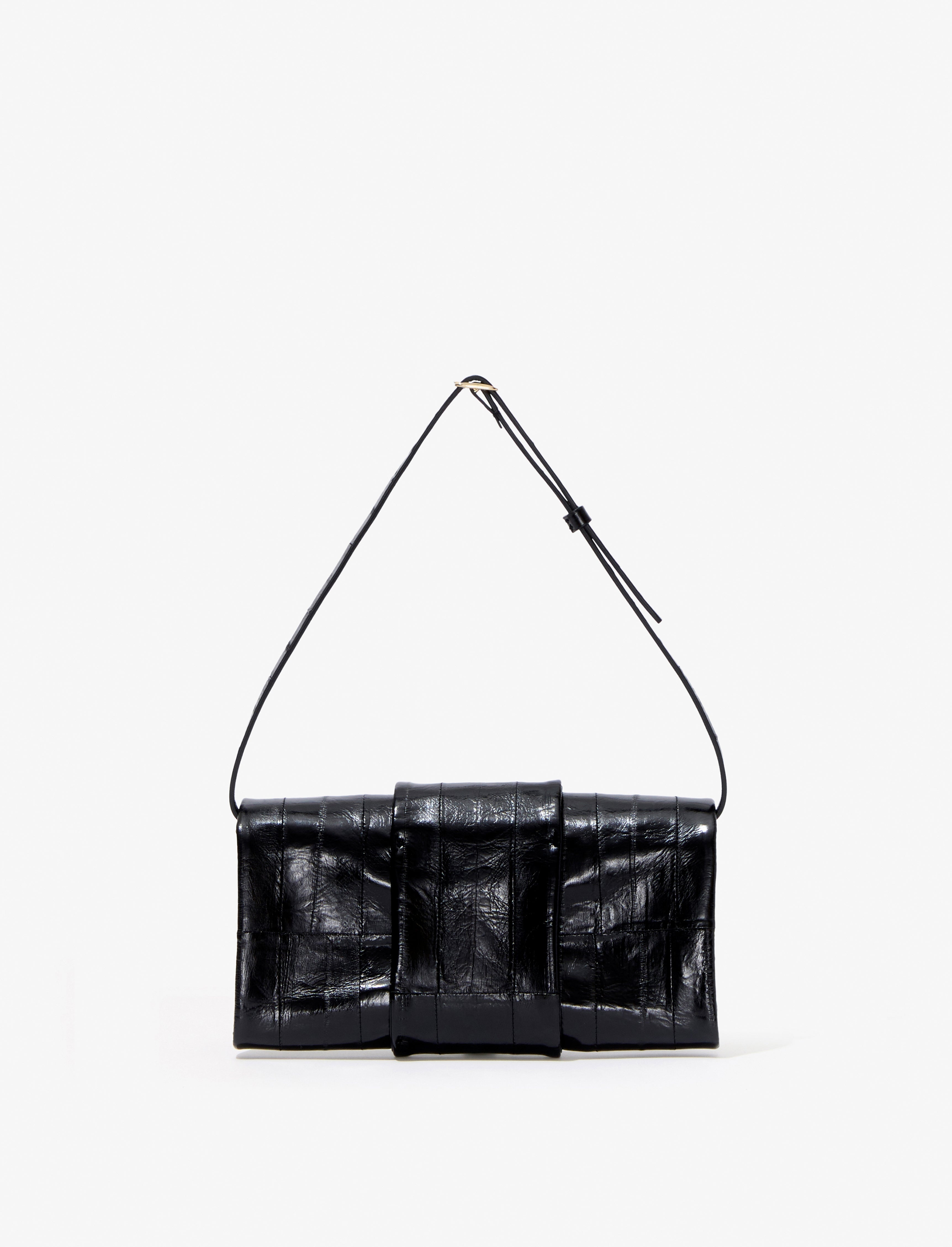 Flip Shoulder Bag in Eel - 4