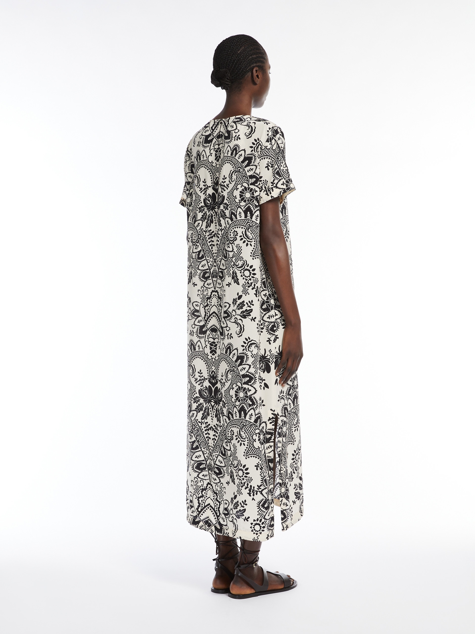 VELA Silk crêpe de Chine dress - 4