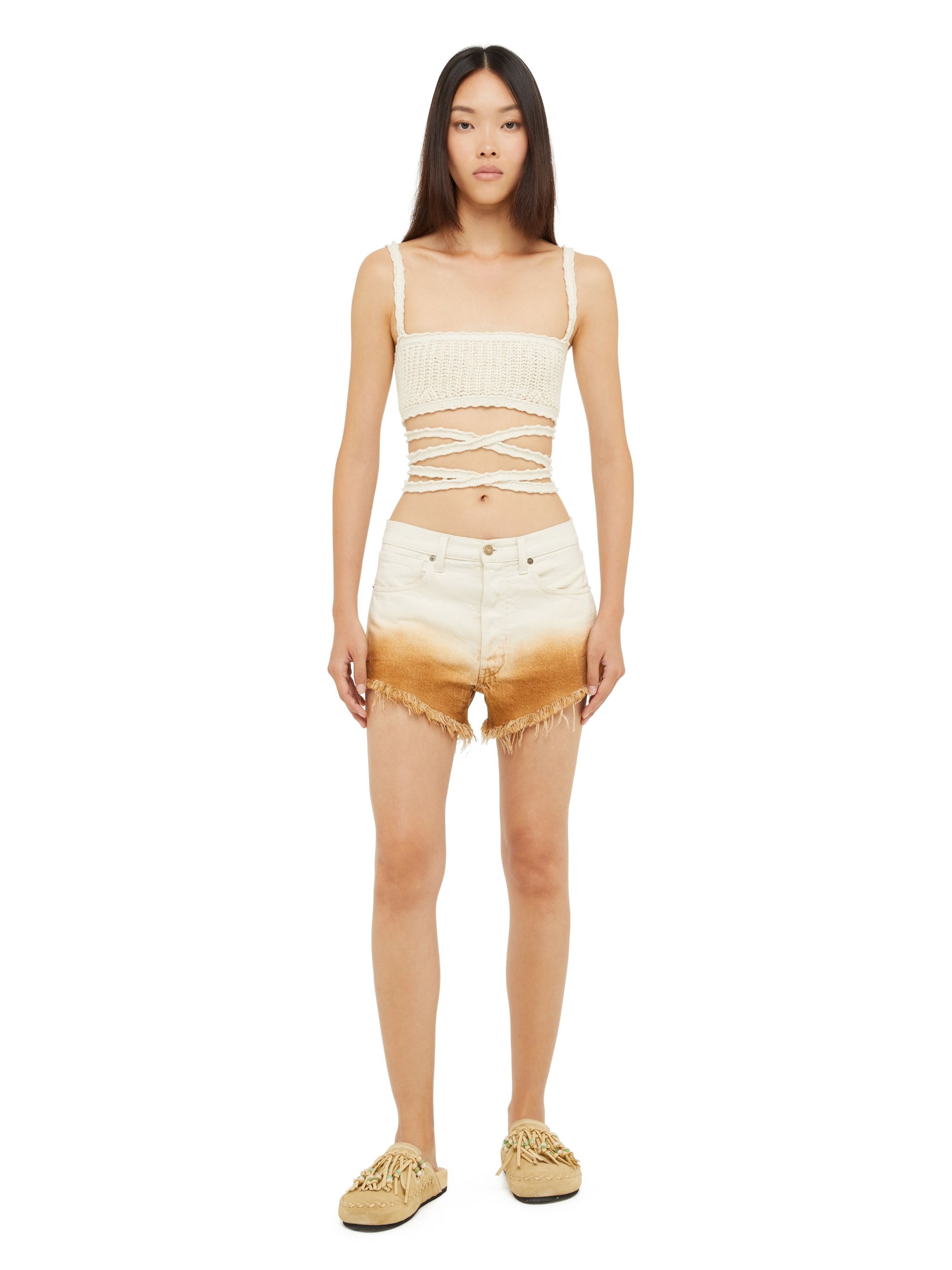 Bright Hues Denim Shorts - 4