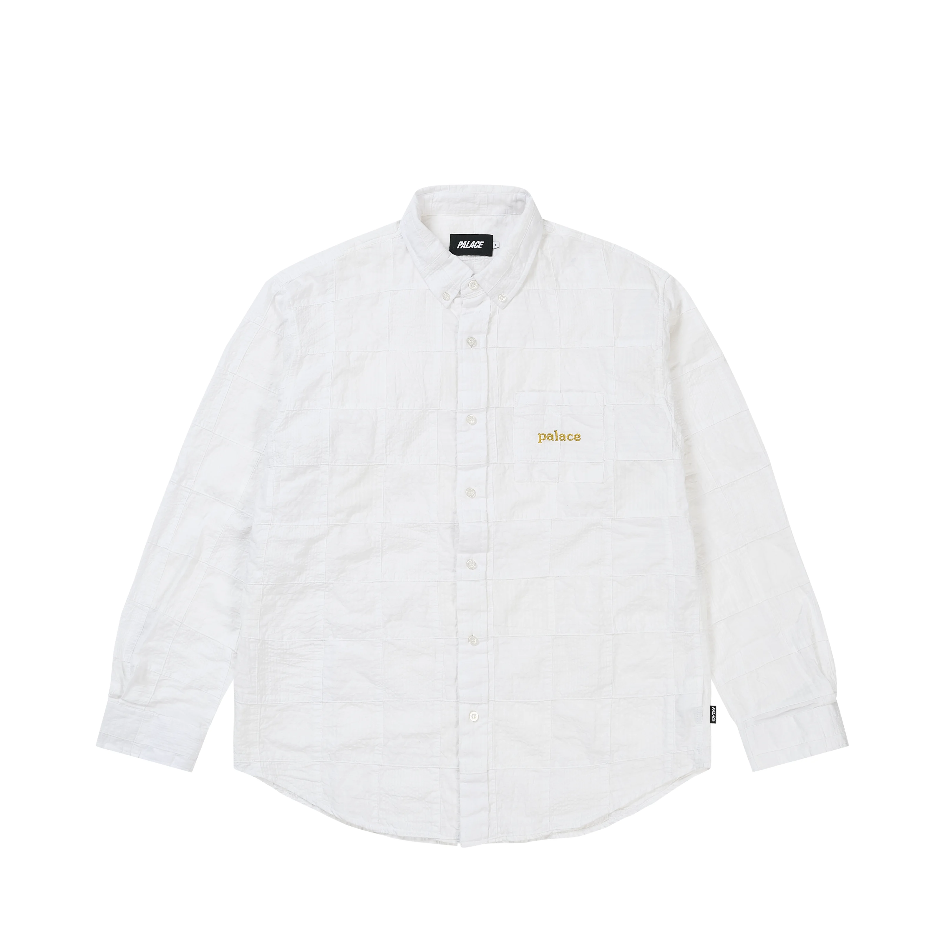 SEER PATCH OXFORD SHIRT WHITE - 1