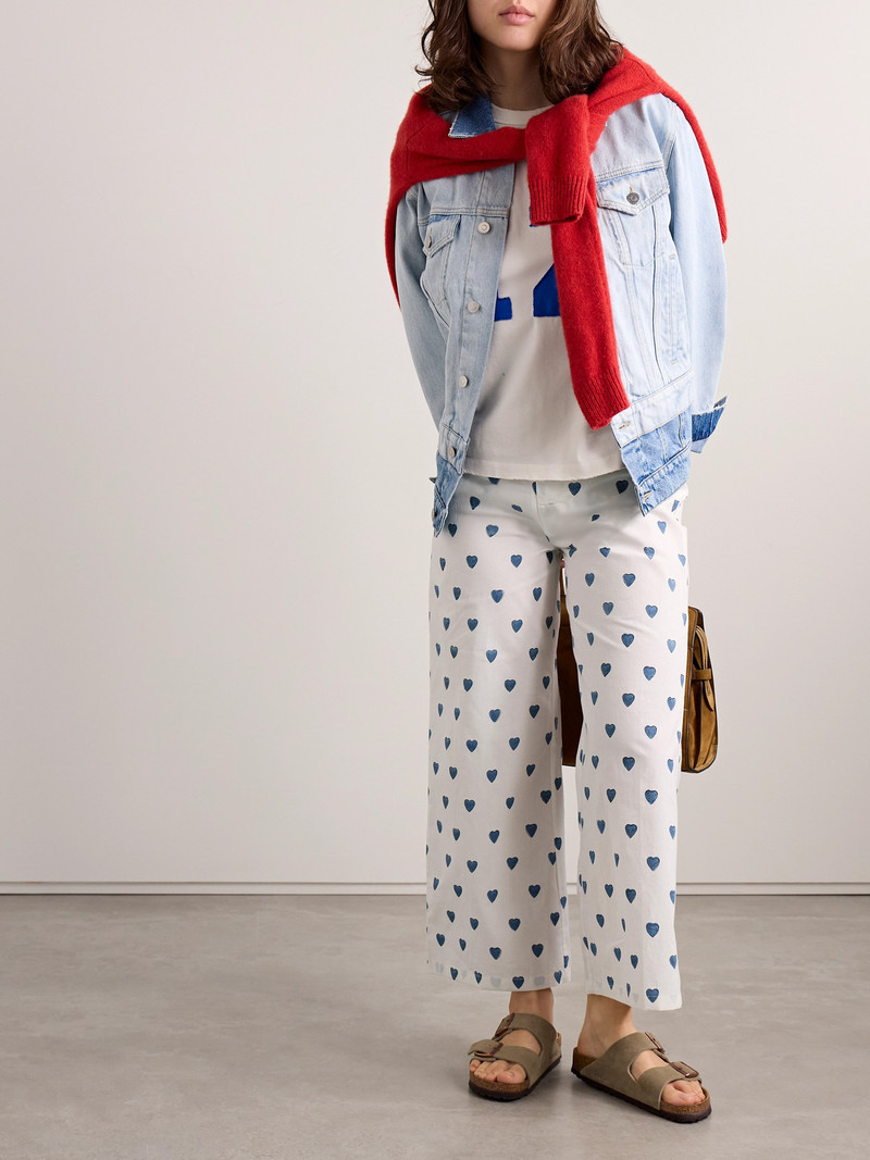 ALIX OF BOHEMIA Scout Printed Cotton Straight-leg Pants outlook