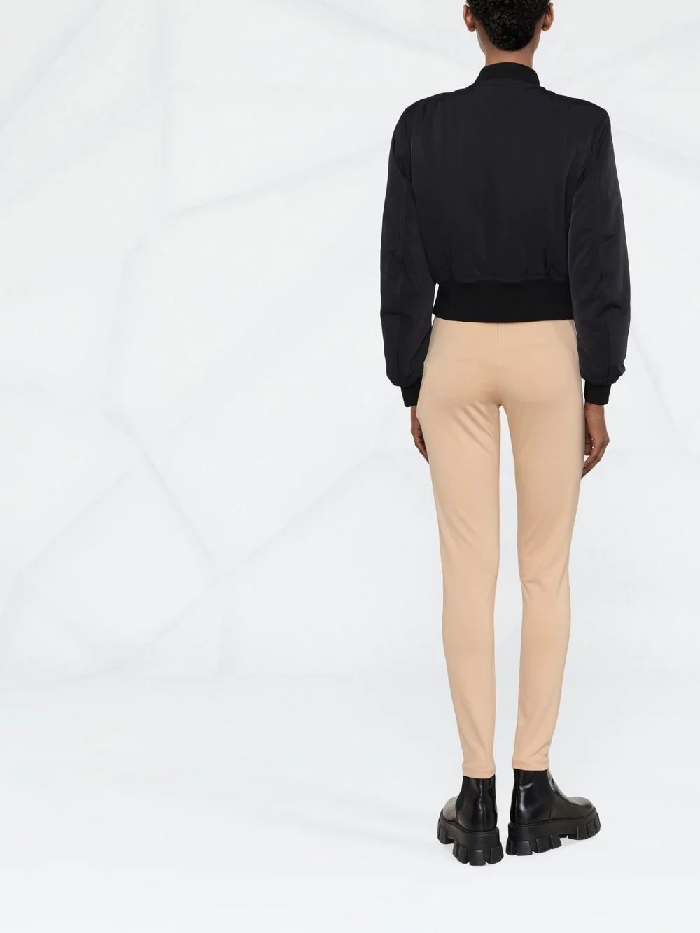 sheer-panel leggings - 4