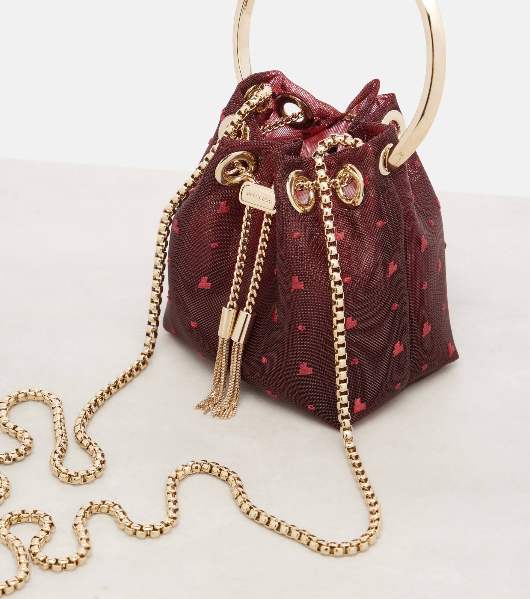 Bon Bon Micro mesh bucket bag - 6