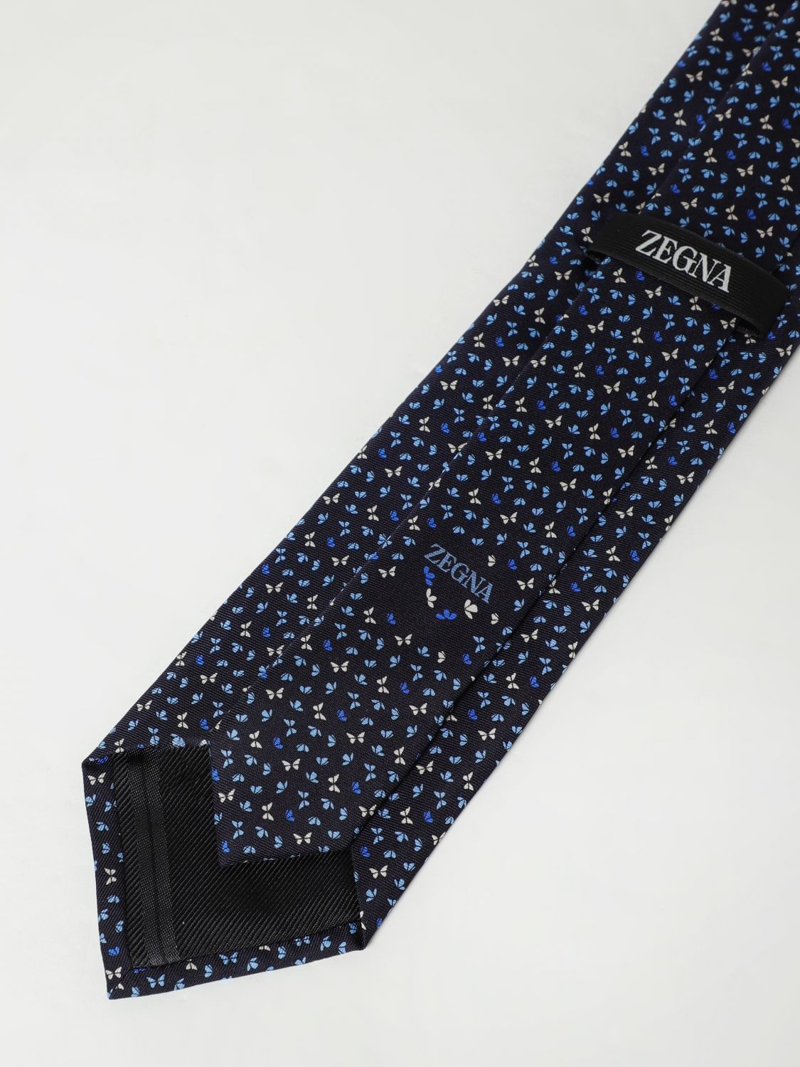 Zegna Tie Men Navy - 2