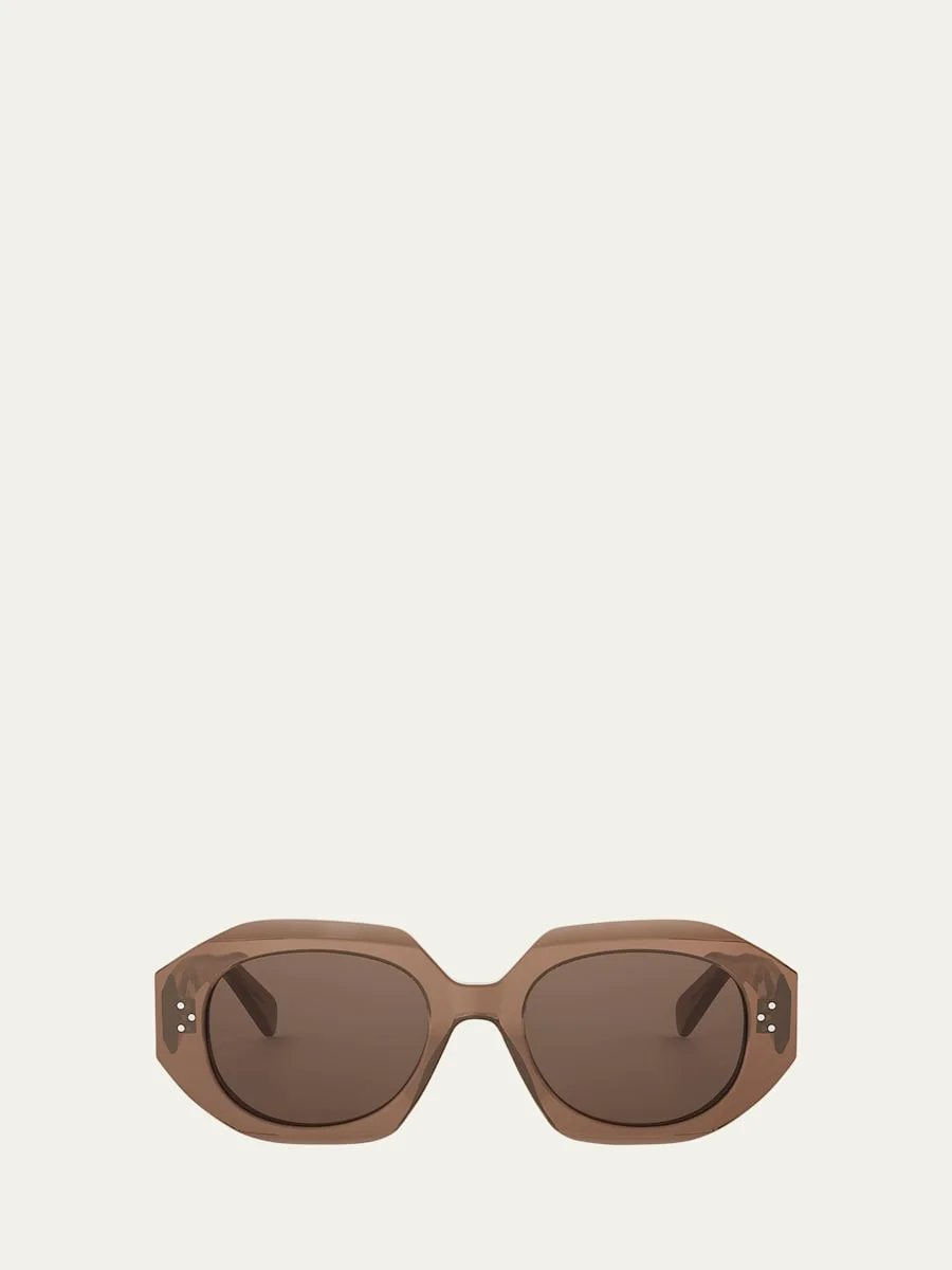 3 Dot Geometric Square Sunglasses - 1