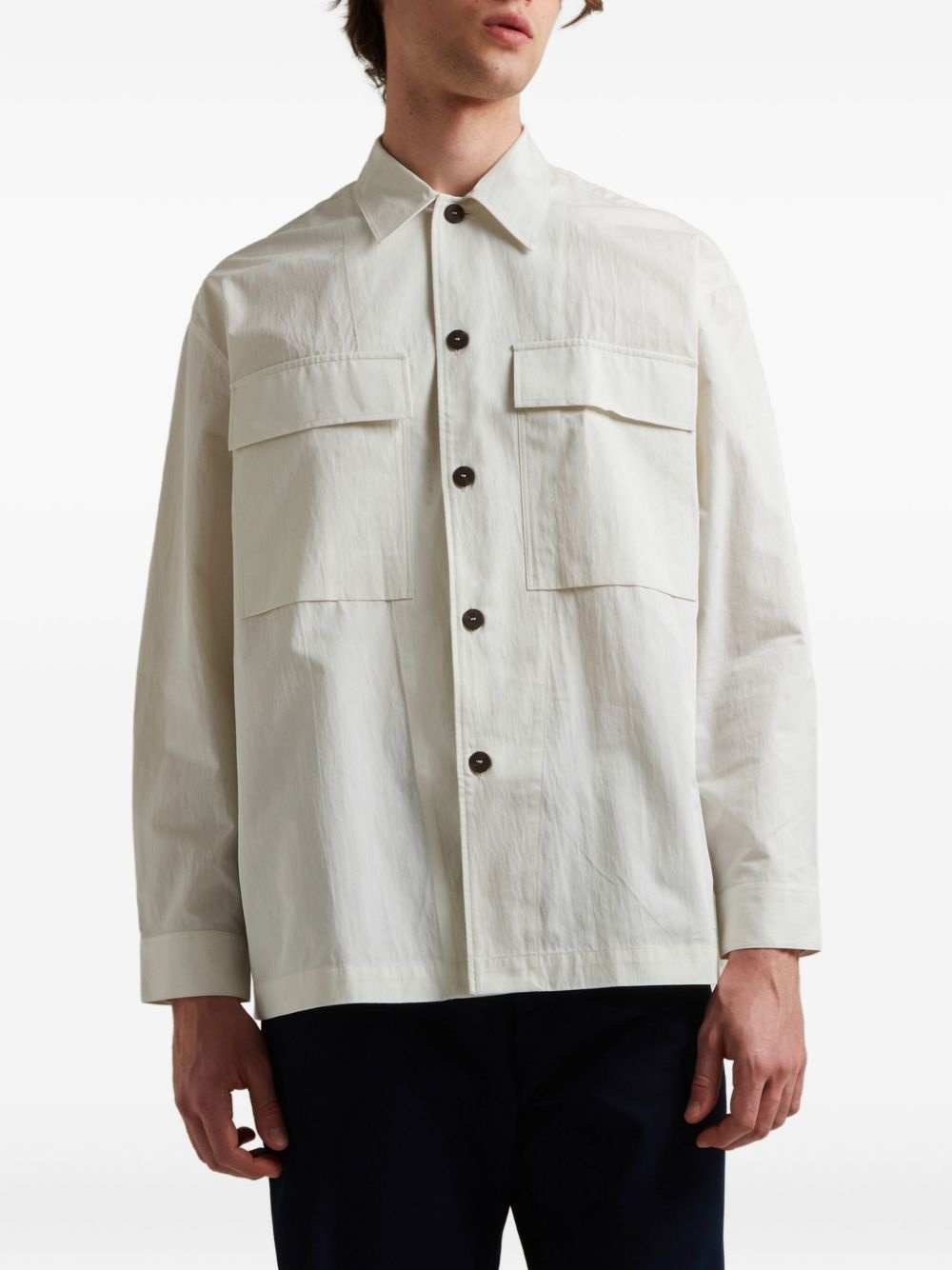 Landi utility-pocket shirt - 4