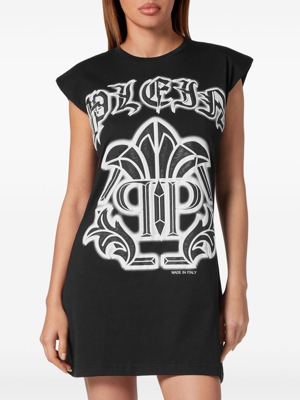 Gothic Plein tank dress - 3