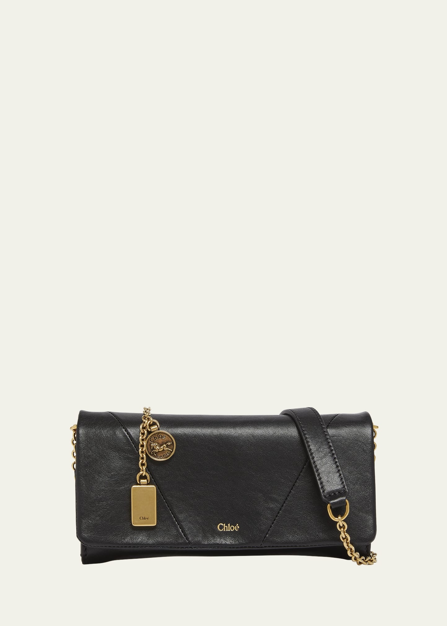Foulard Flap Crossbody Bag in Buffalo Leather - 1