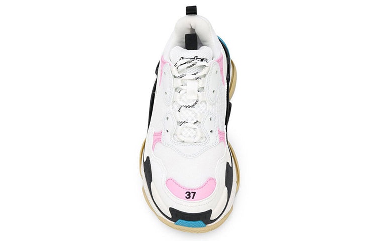 (WMNS) Balenciaga Triple S Trainer 'White Pink' 524039W09OM9054 - 4