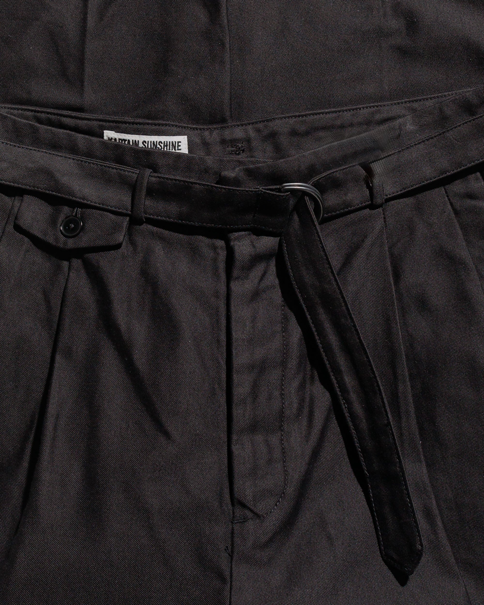 Belted Riviera Pantalon Black - 5
