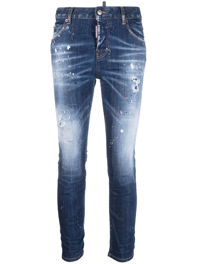 bleached skinny jeans 1