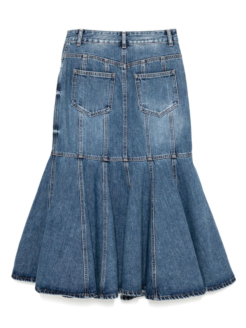 denim mermaid skirt - 2