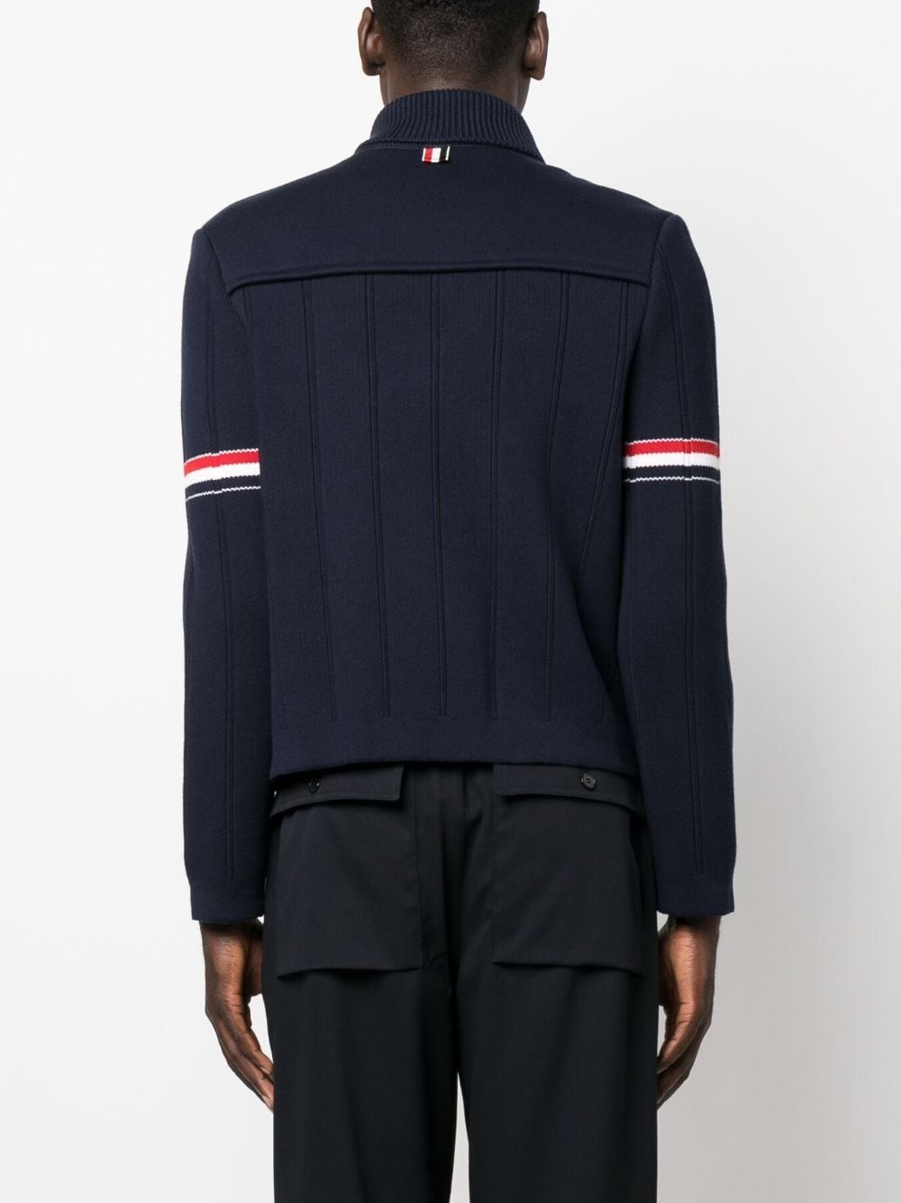 single-breasted button-fastening coat - 4