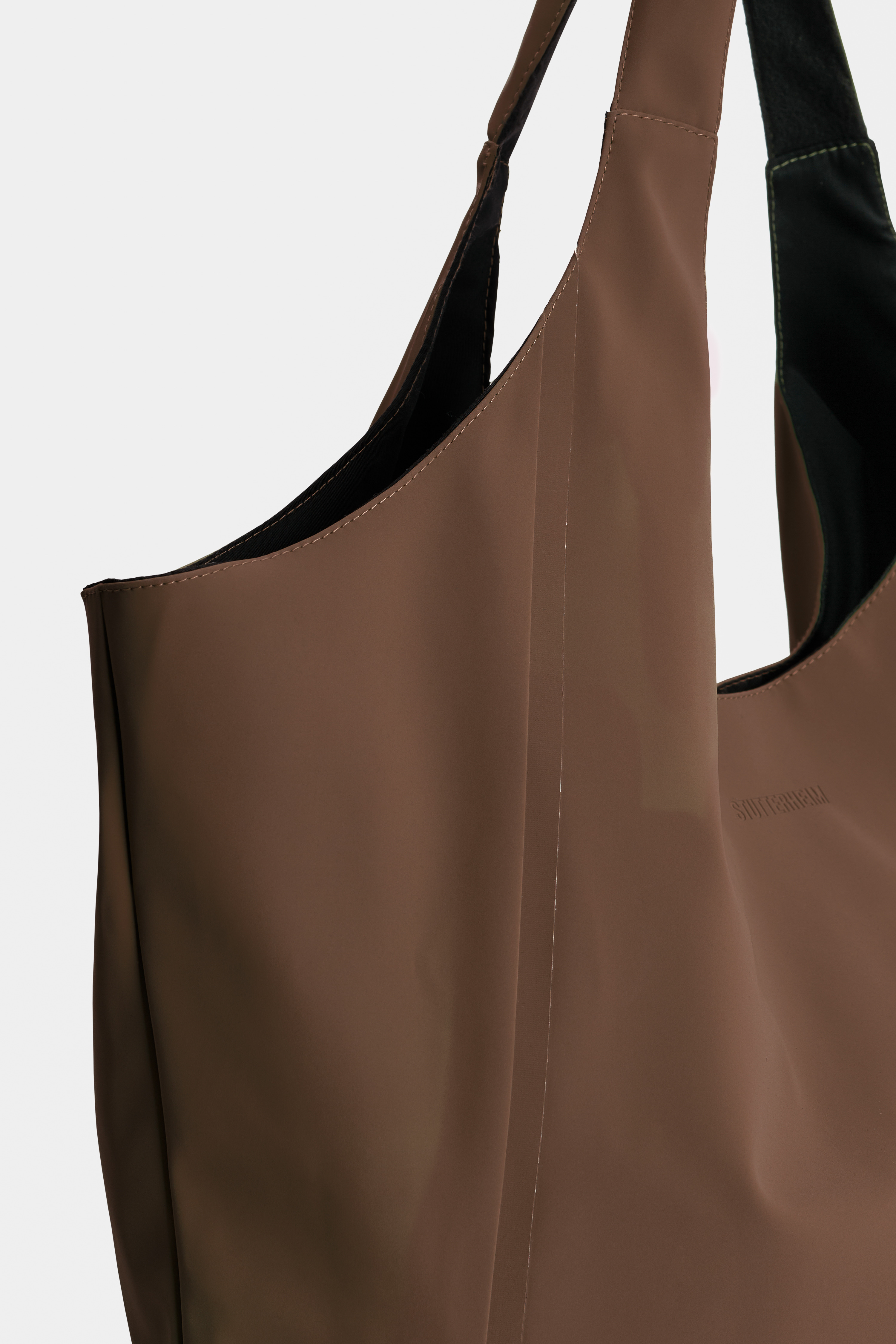 Svea Puffer Bag Matte Dark Brown - 3