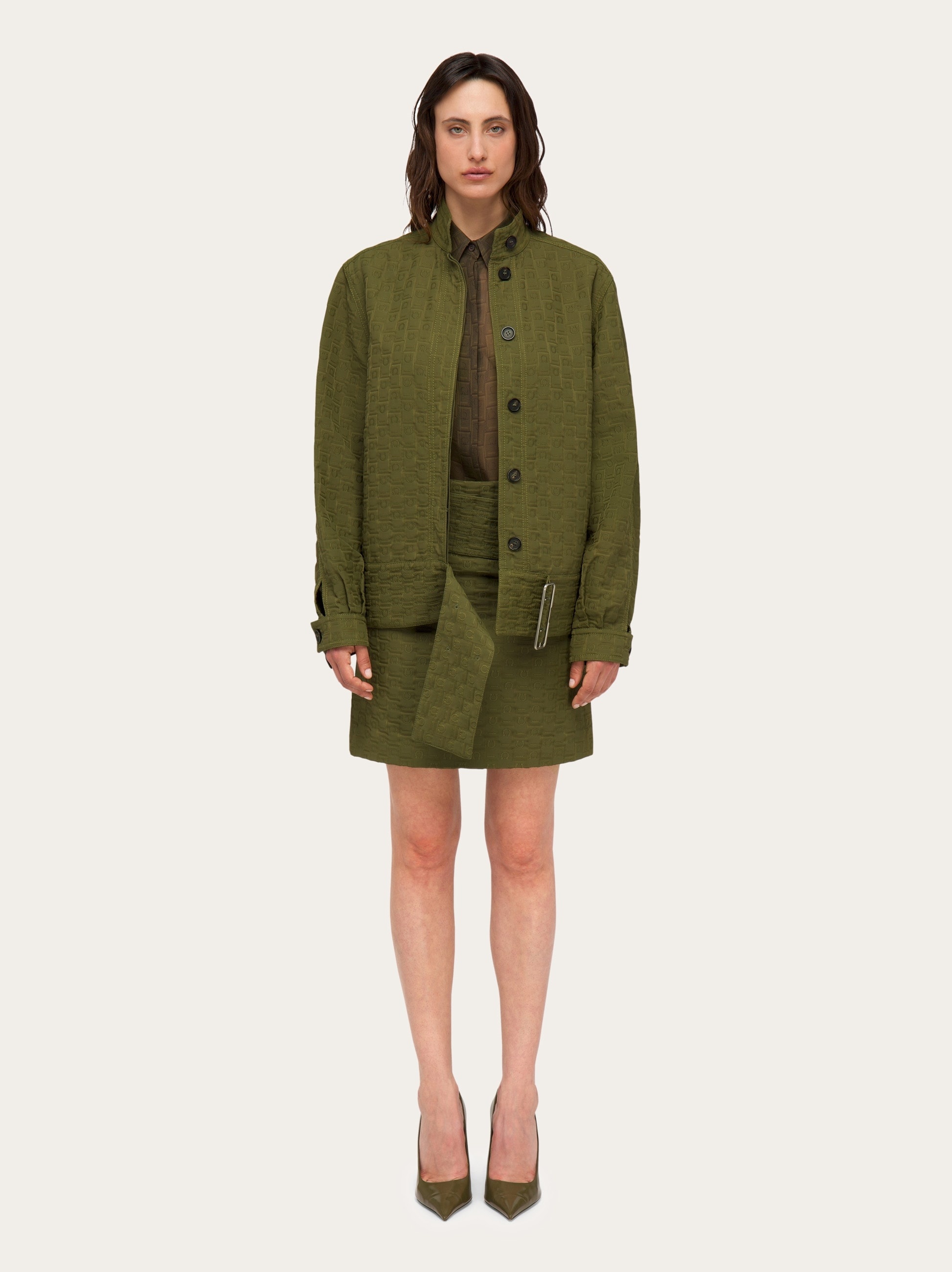 Ferragamo Monogram blouson - 8