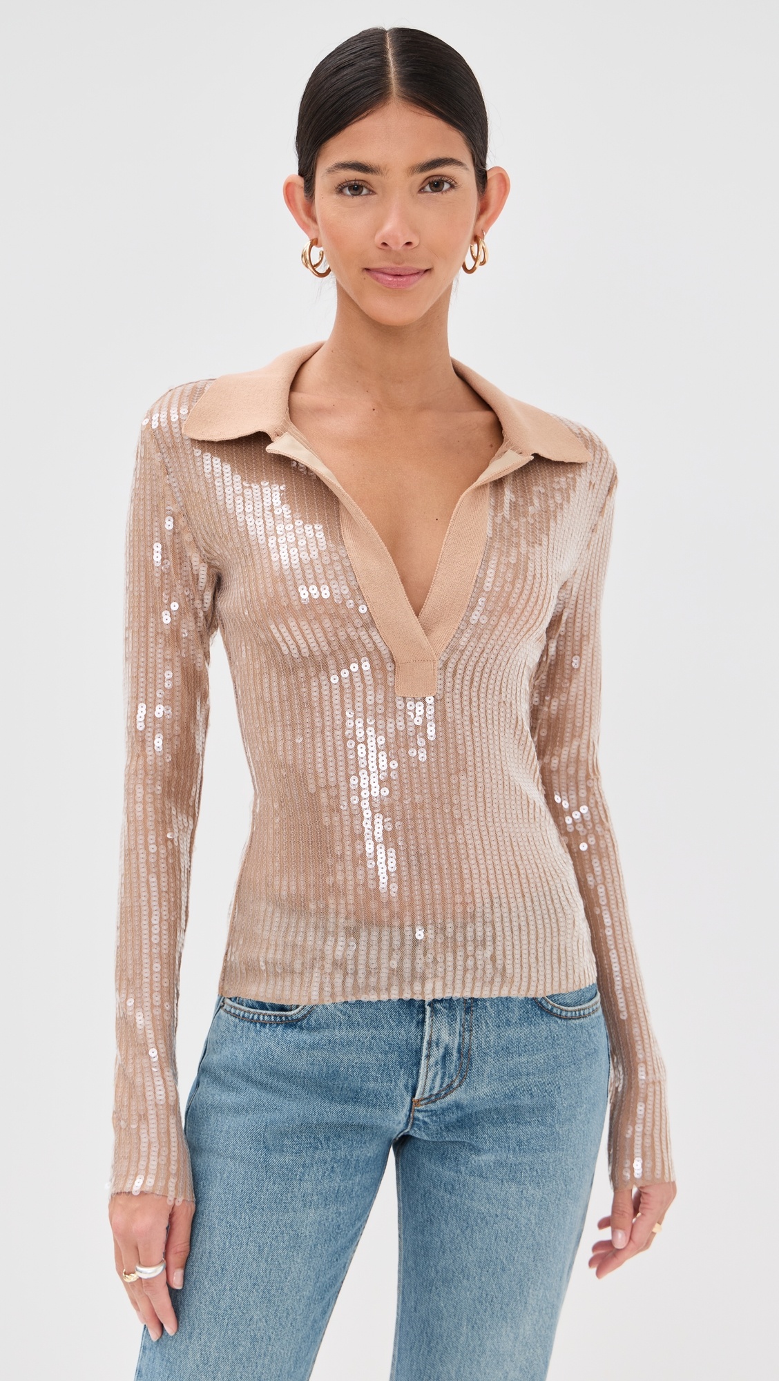 Sequin Mesh Top - 1