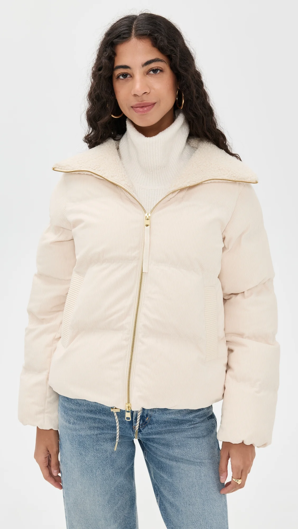 Brackley Cord Puffer Jacket - 1