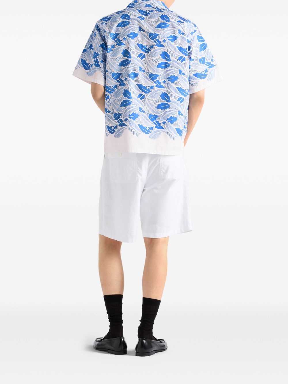 short-sleeved cotton shirt - 3