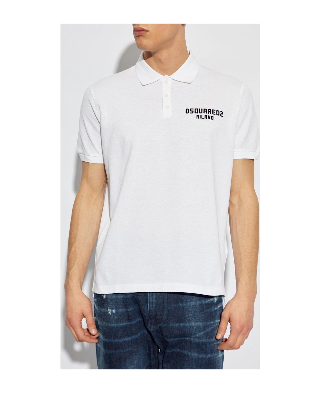 Logo Detailed Short-sleeved Polo Shirt - 2
