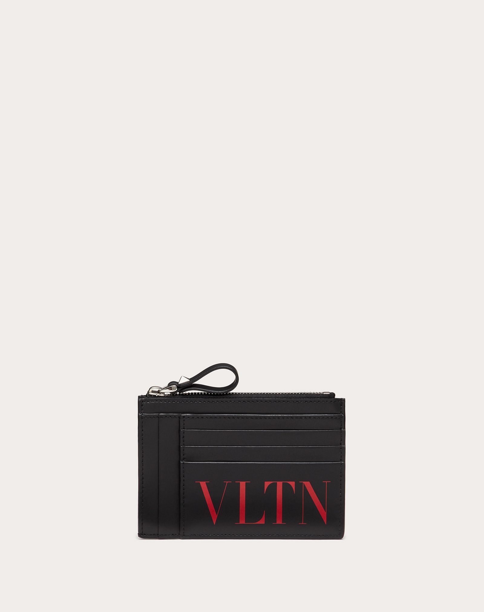 Leather VLTN card holder - 1