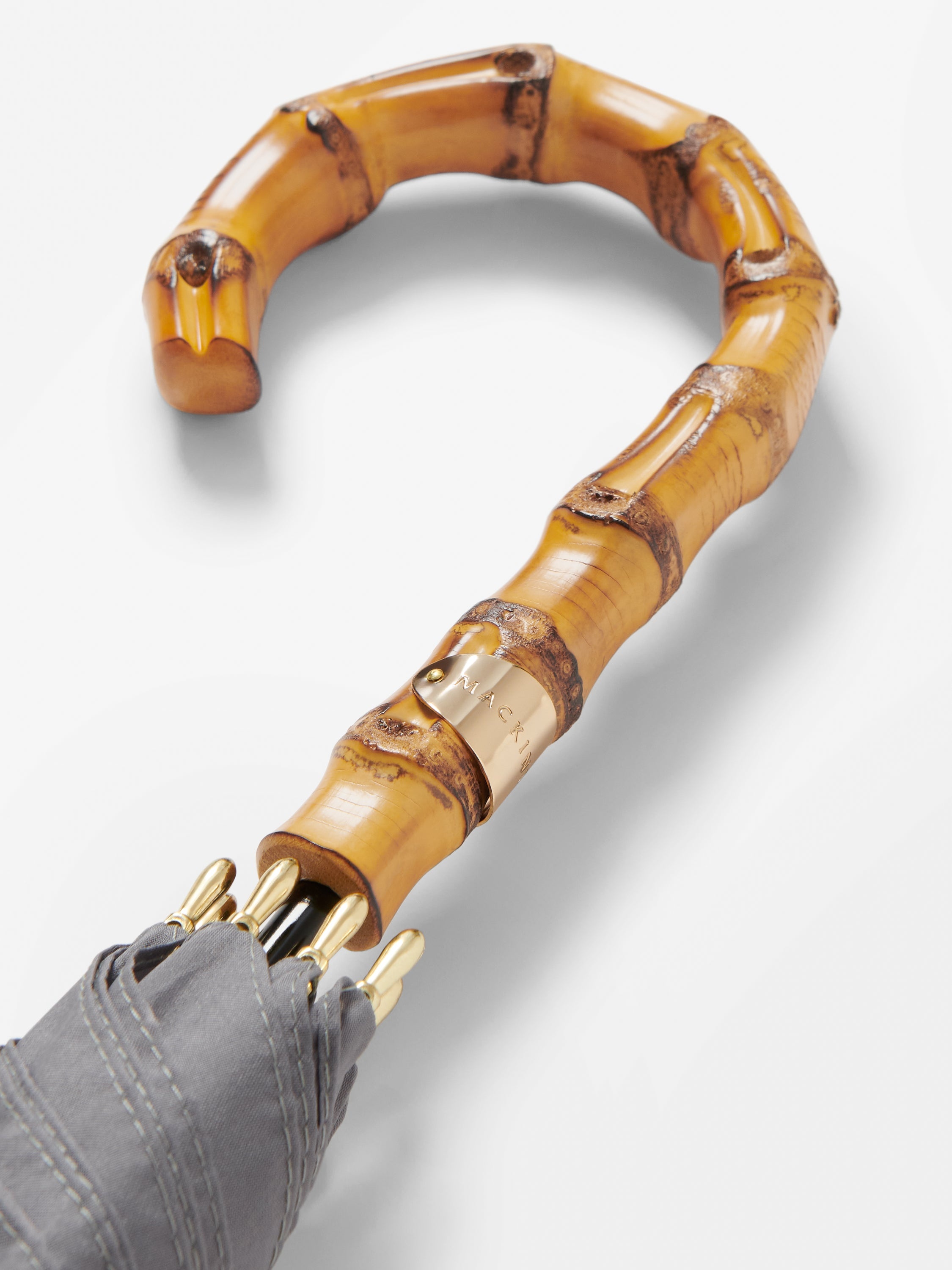 Heriot Whangee Handle Stick Umbrella - 3