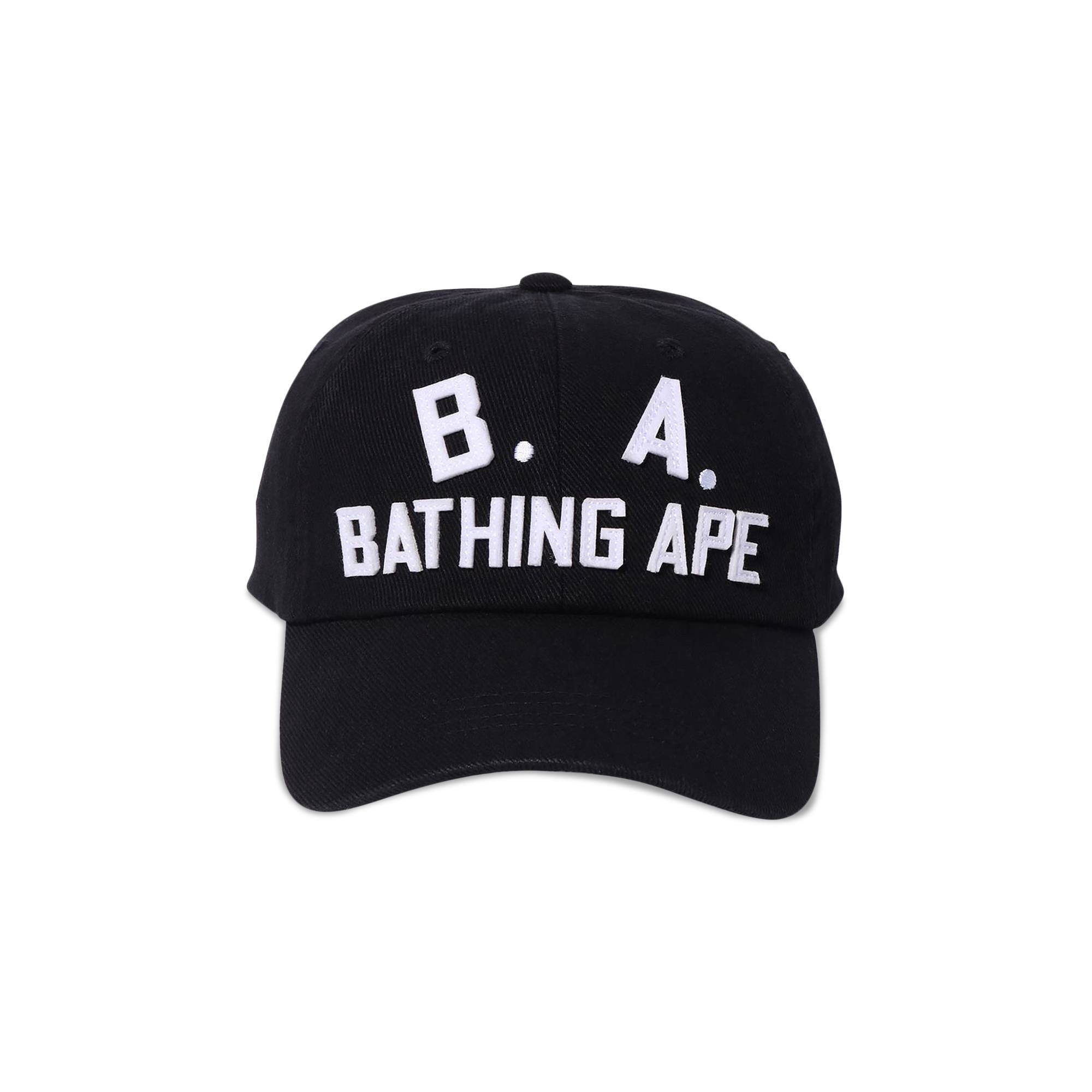 BAPE B.A. Washed Twill Cap 'Black' - 1