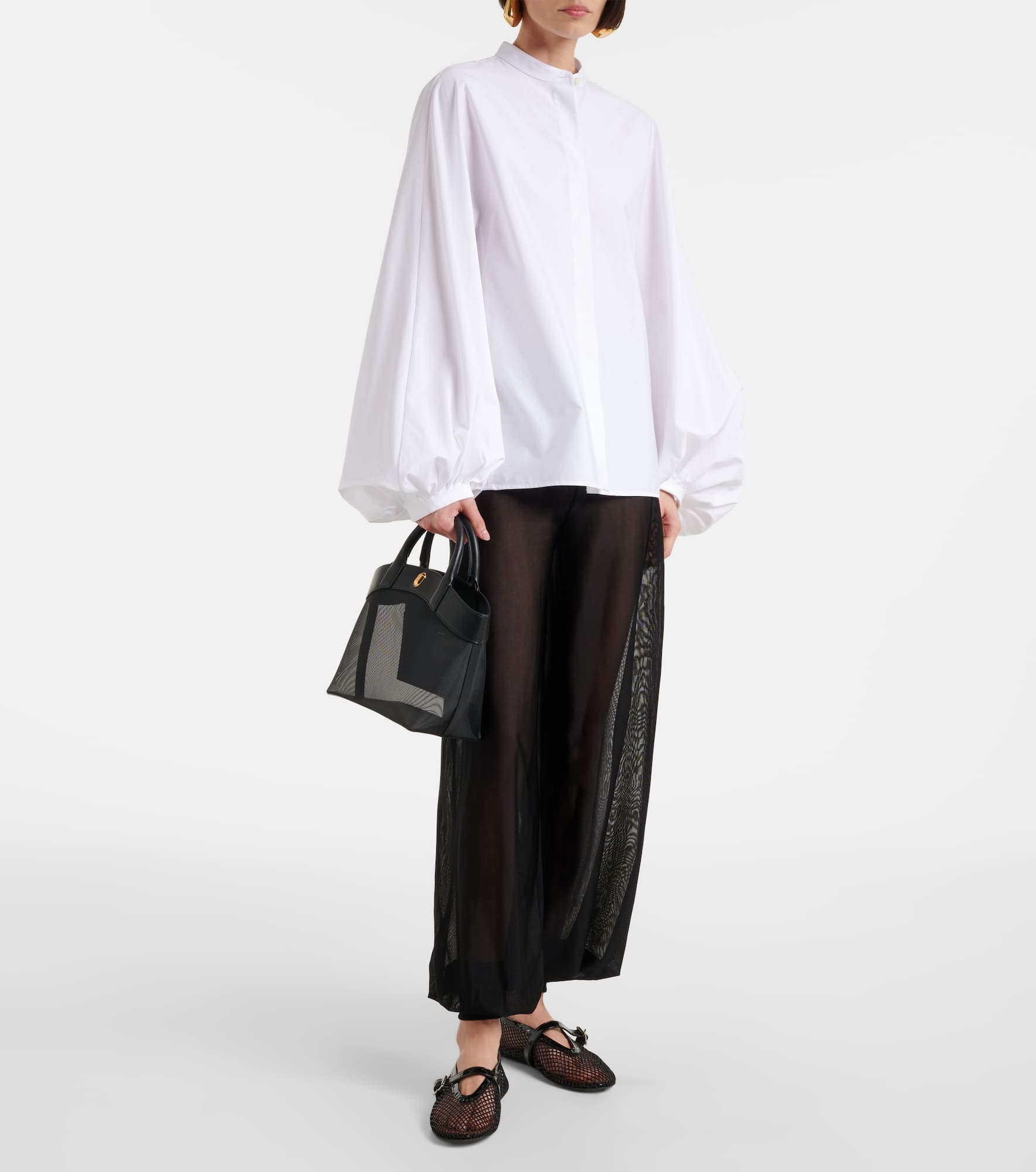 Tondo Small mesh tote bag - 5