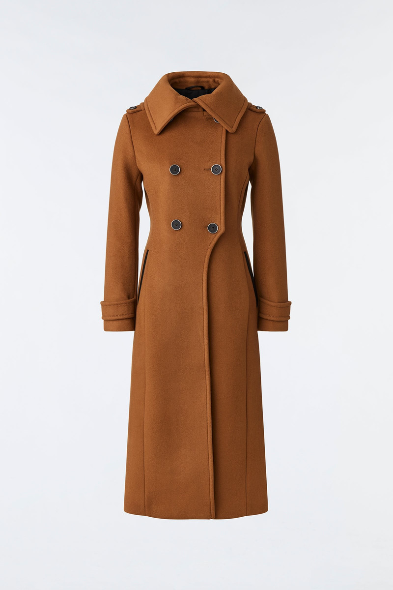 ELODIE double face wool tailored coat 1