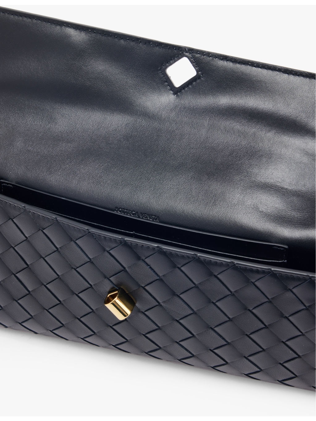 Andiamo Long intrecciato-weave leather clutch - 5