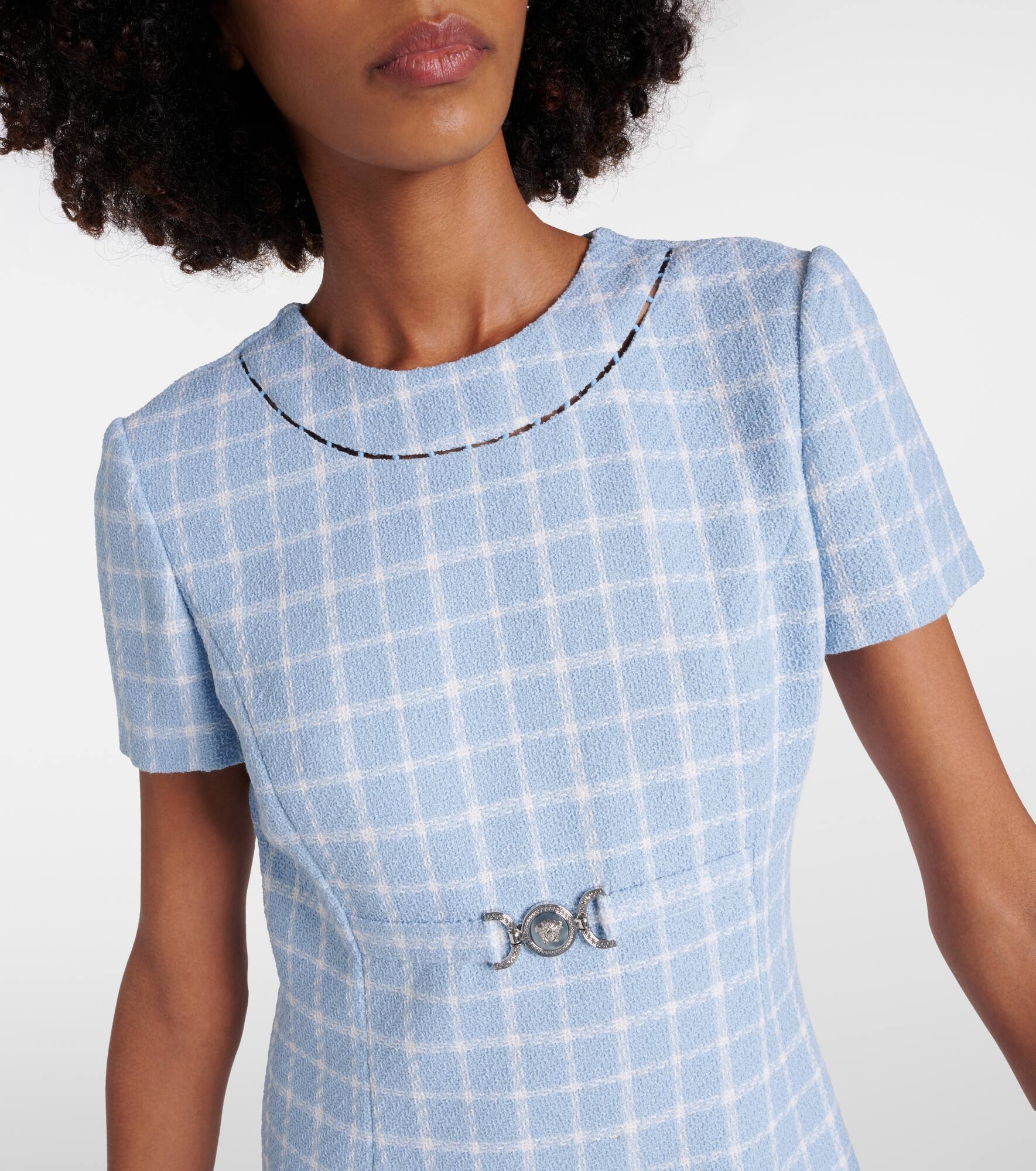 Medusa '95 wool-blend tweed minidress - 4