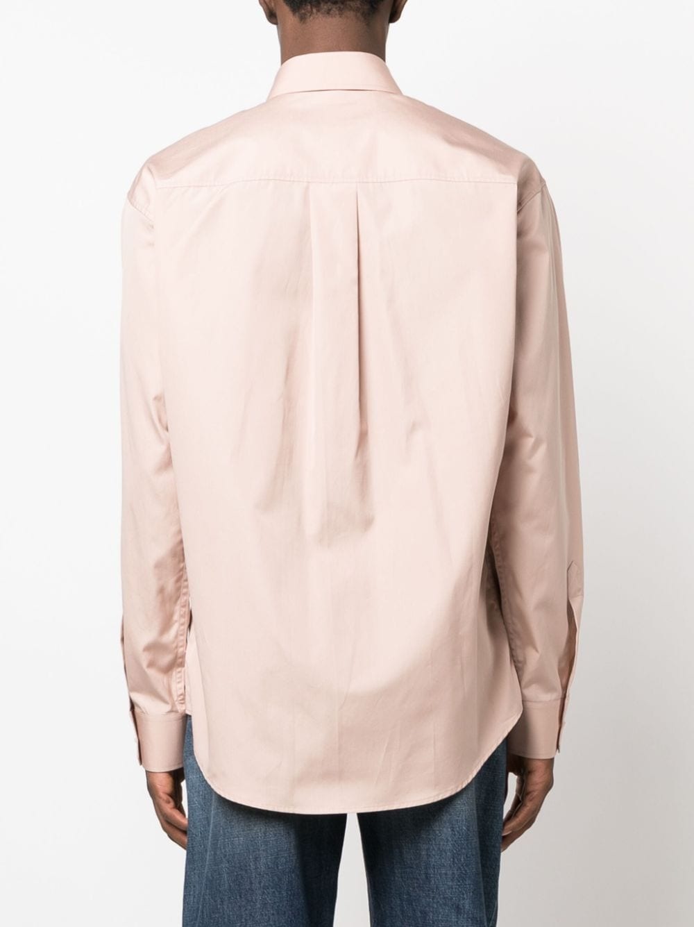 logo-print cotton shirt - 4