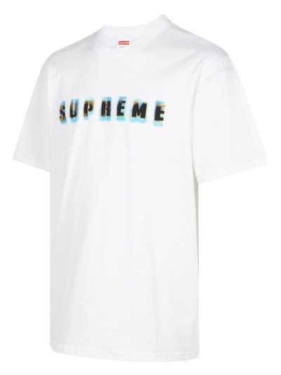 Supreme Stencil logo-print cotton T-shirt outlook