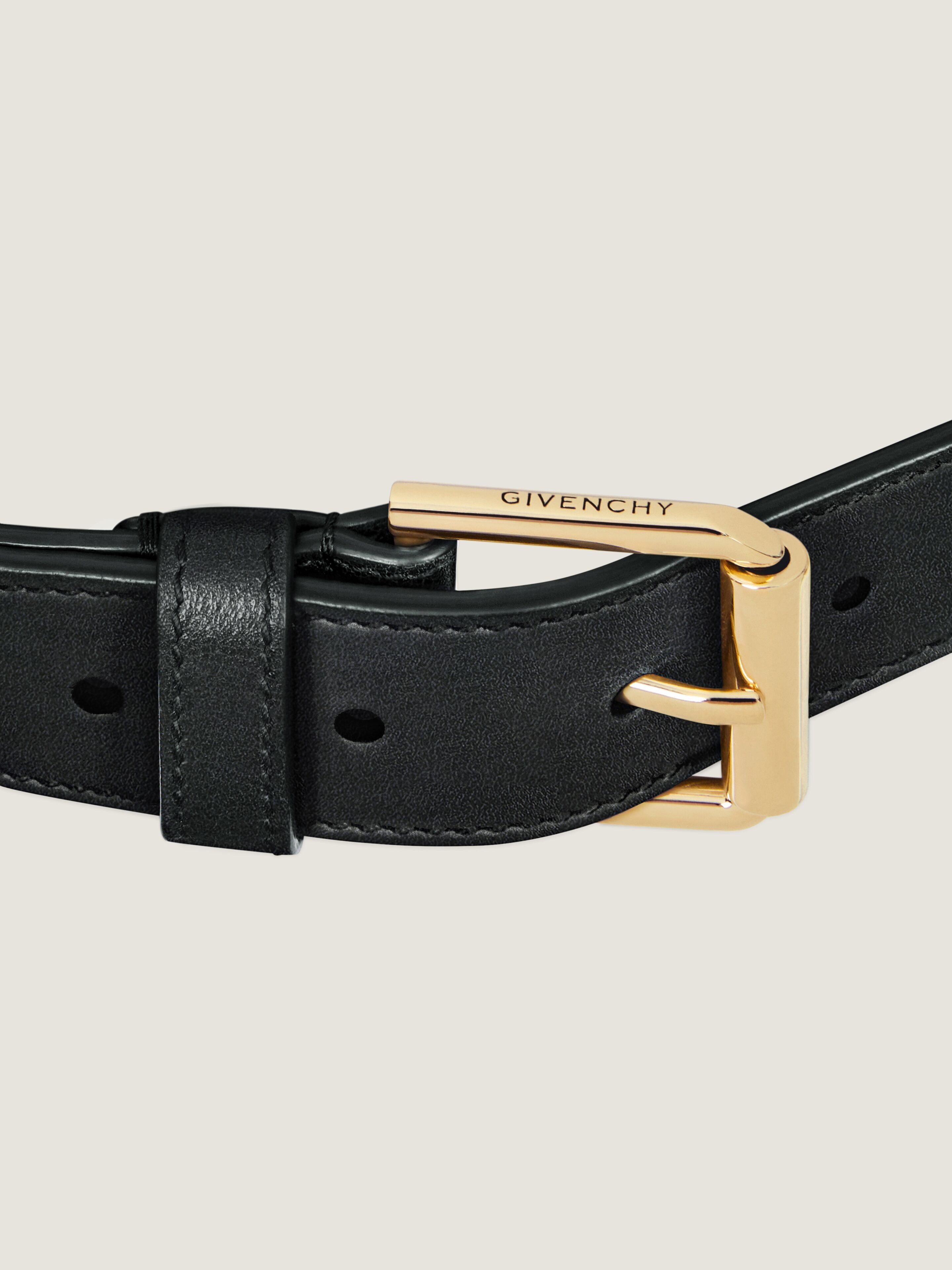 VOYOU LONG BELT IN SHINY LEATHER - 4