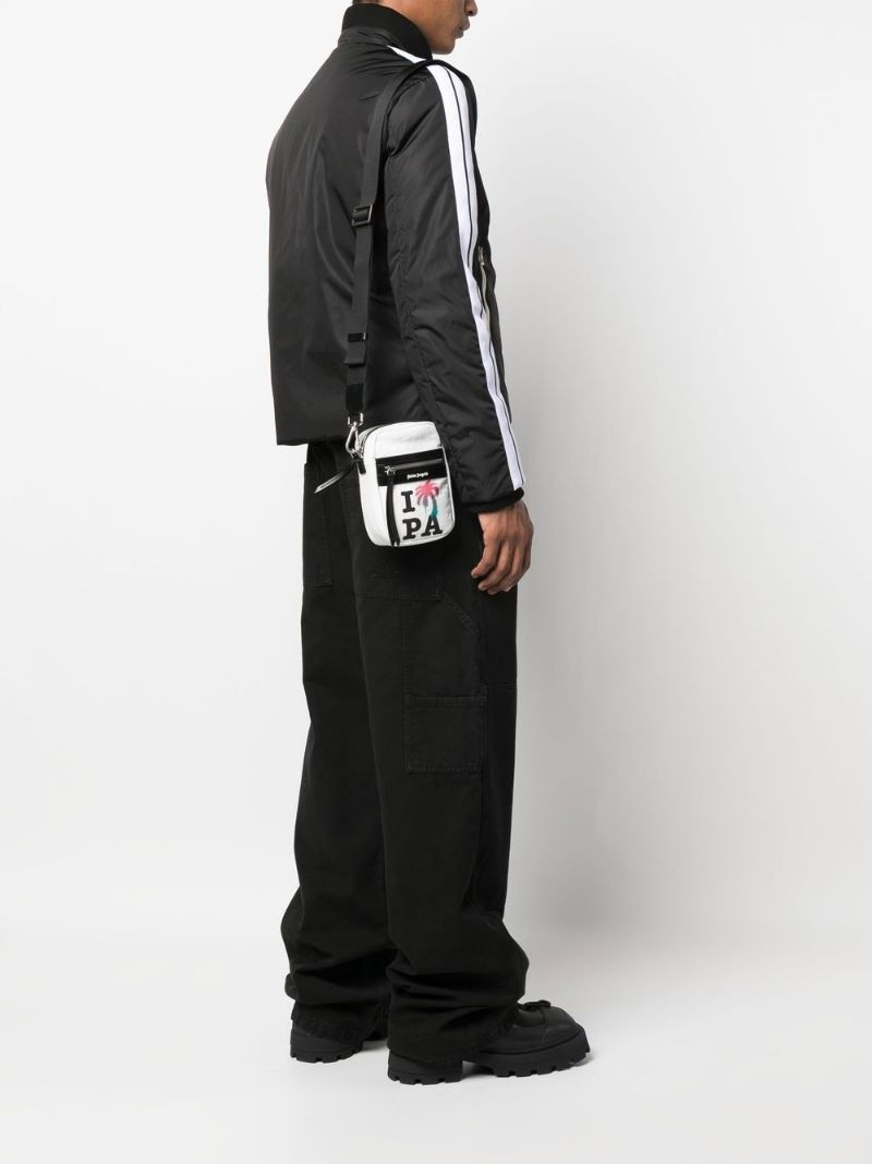 Palm Angels logo-print shoulder bag outlook