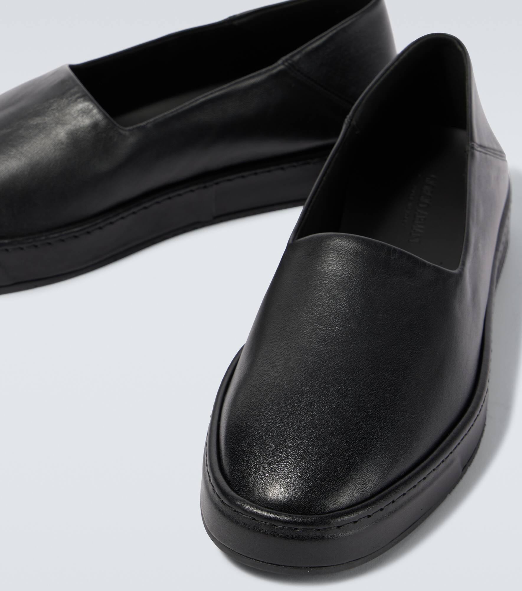 Leather loafers - 3