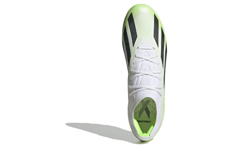 adidas adidas X Crazyfast.1 Artificial Grass Cleats 'Cloud White Solar Green' IF0161 outlook